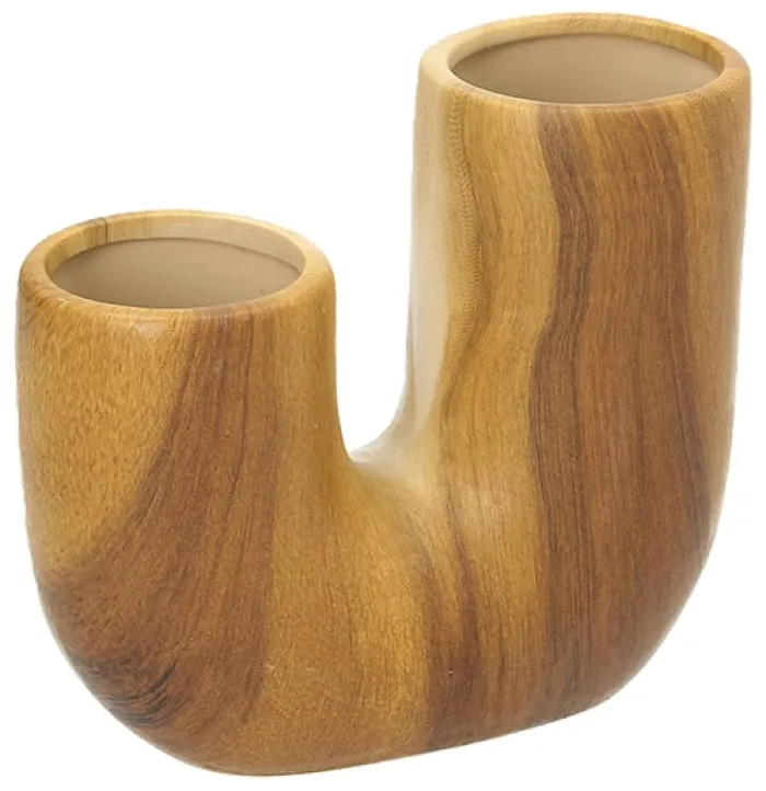 Wazon Wilhelmy 17x15 cm brązowy