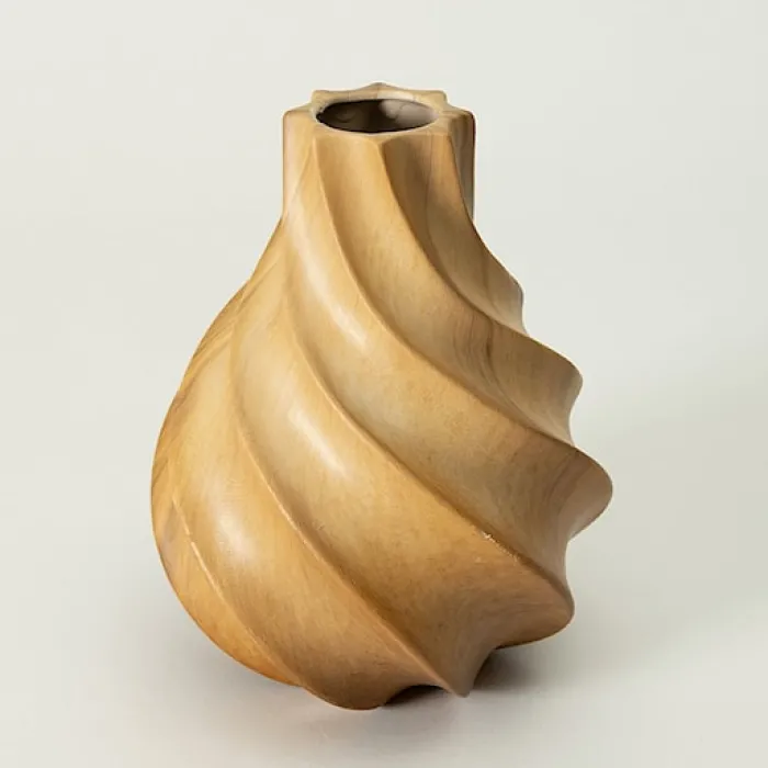 Wazon Wilhelmy 22x17 cm brązowy