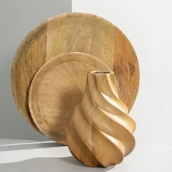 Wazon Wilhelmy 22x17 cm brązowy