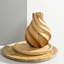 Wazon Wilhelmy 22x17 cm brązowy