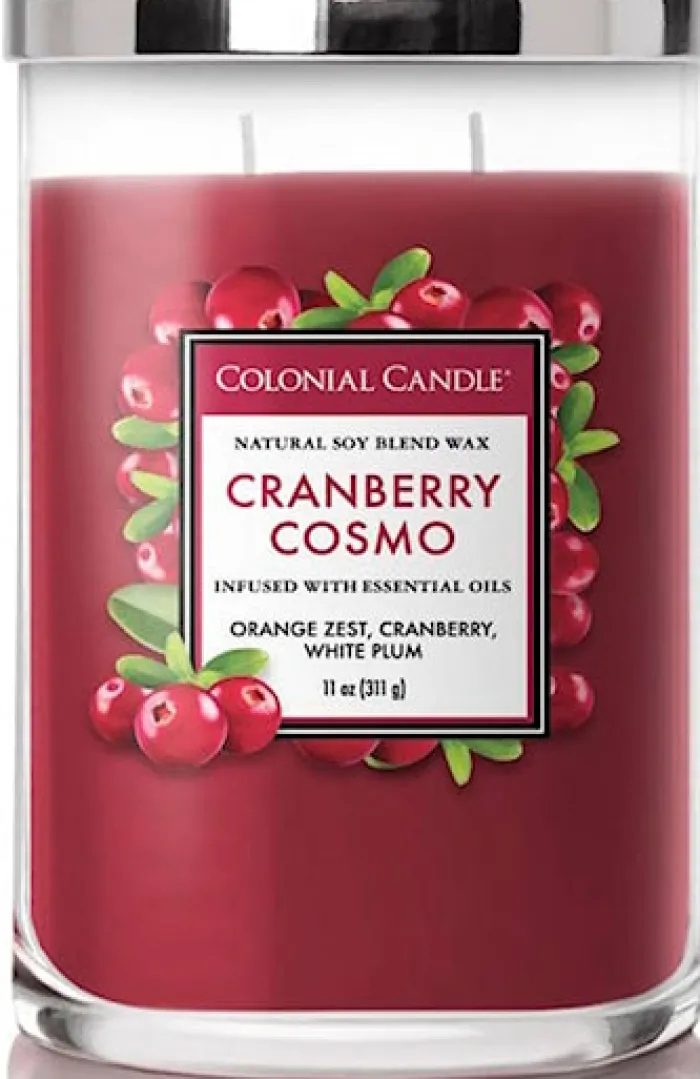 Świeca sojowa zapachowa Colonial Candle Cranberry Cosmo 311 g