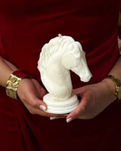 Świeca z wosku palmowego Horse Head 360 g