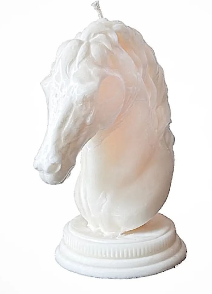 Świeca z wosku palmowego Horse Head 360 g