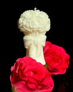 Świeca z wosku palmowego Rose Bouquet 210 g