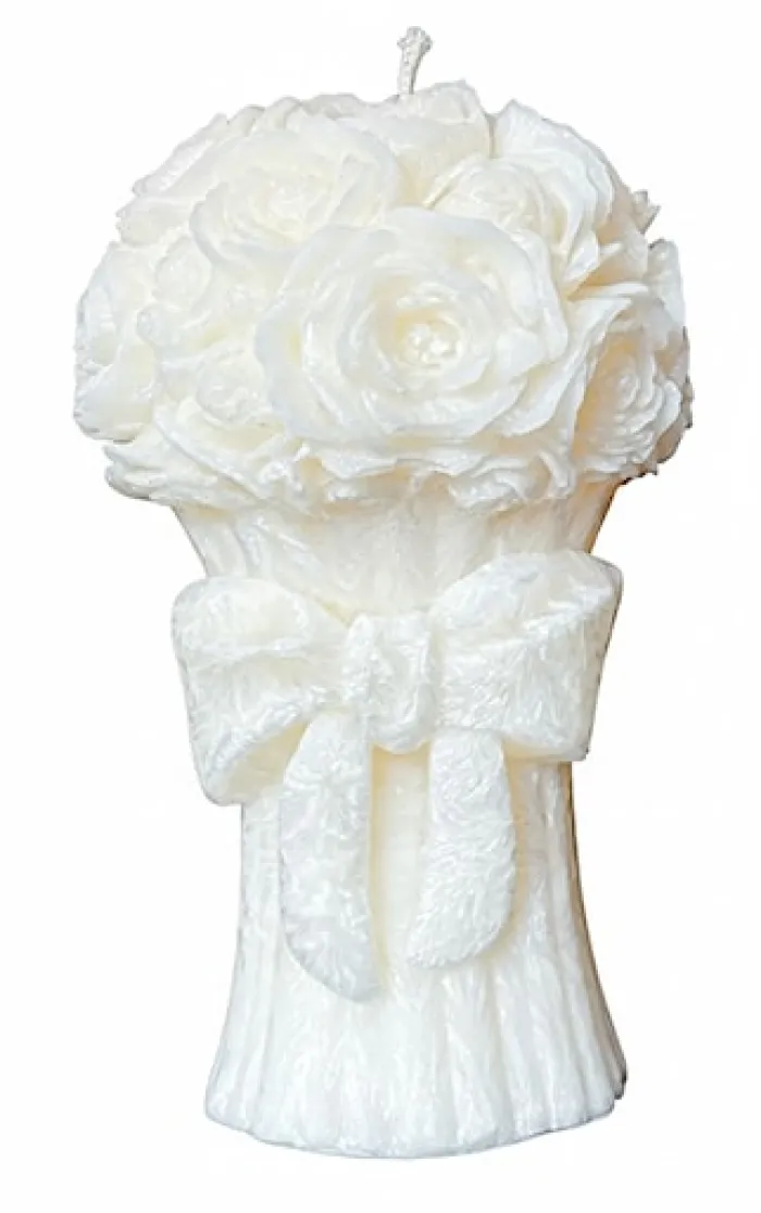 Świeca z wosku palmowego Rose Bouquet 210 g