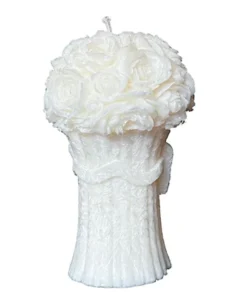 Świeca z wosku palmowego Rose Bouquet 210 g