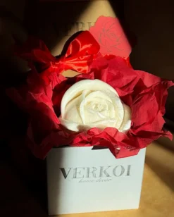 Świeca z wosku palmowego Rose 640 g