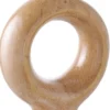 Świecznik Codeted ceramiczny 23,4 cm brązowy