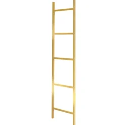 Wieszak na ręczniki Gierce w formie drabinki złoty 40x2x170 cm