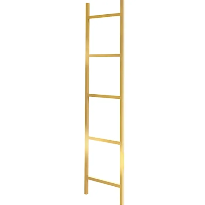 Wieszak na ręczniki Gierce w formie drabinki złoty 40x2x170 cm