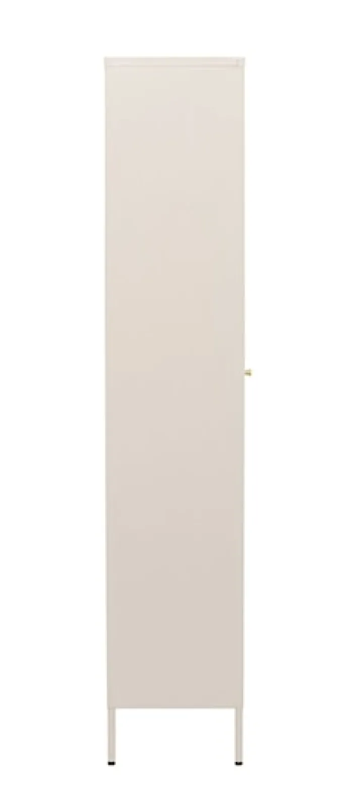 Witryna dwudrzwiowa Bequiti 180x80 cm wysoka beżowa