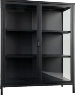 Witryna dwudrzwiowa Centho 101,5 cm czarna