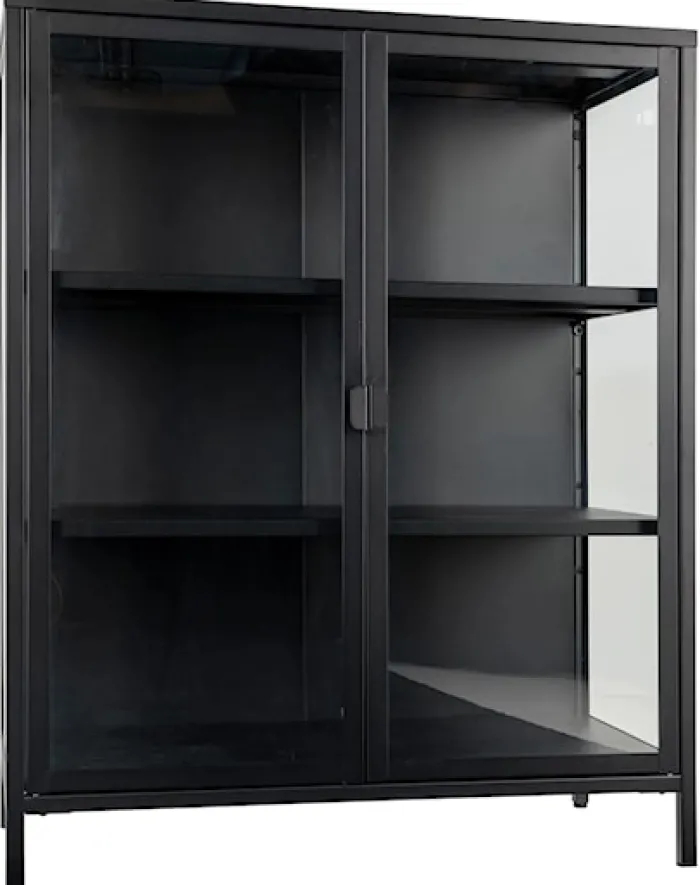Witryna dwudrzwiowa Centho 101,5 cm czarna