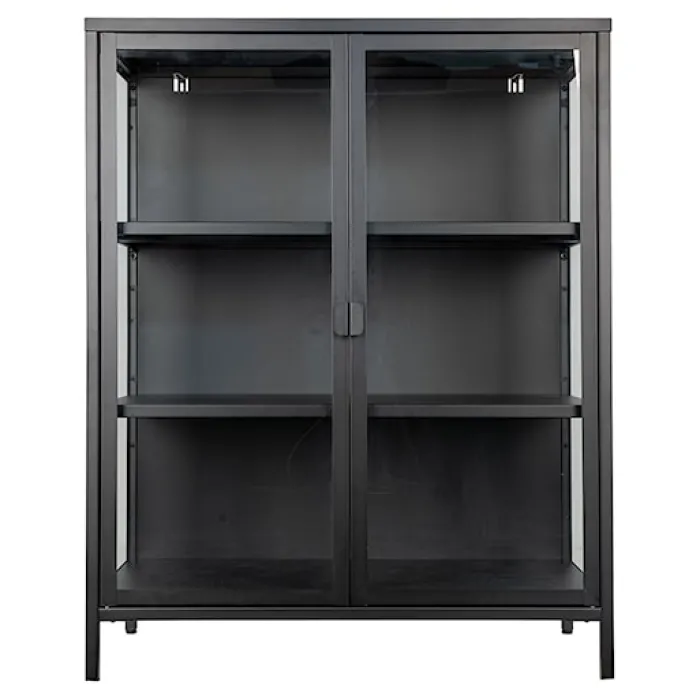 Witryna dwudrzwiowa Centho 101,5 cm czarna
