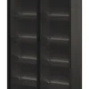 Witryna dwudrzwiowa Trend 92 cm z LED Czarna