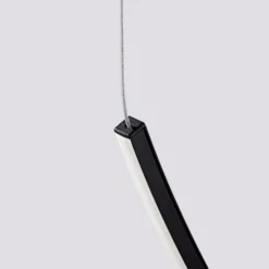 Żyrandol Alvar 1 LED czarny 3000K