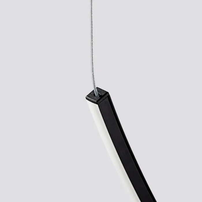 Żyrandol Alvar 3 LED czarny 3000K