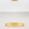 Żyrandol Jacess LED 60 cm złoty