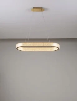 Żyrandol Jacess LED 98x91 cm złoty