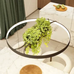 Żyrandol Rio Bio LED 78 cm czarny 3000K