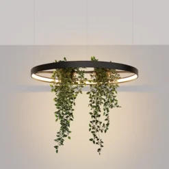 Żyrandol Rio Bio LED 78 cm czarny 3000K