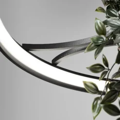 Żyrandol Rio Bio LED 78 cm czarny 4000K