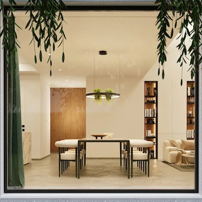 Żyrandol Rio Bio LED 78 cm czarny 4000K