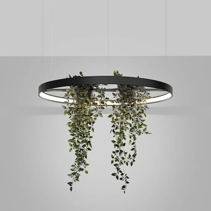 Żyrandol Rio Bio LED 78 cm czarny 4000K