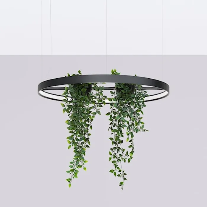 Żyrandol Rio Bio LED 78 cm czarny 4000K