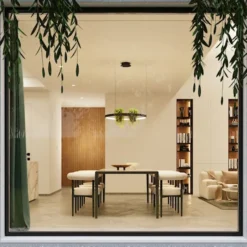 Żyrandol Rio Bio LED 110 cm czarny 3000K