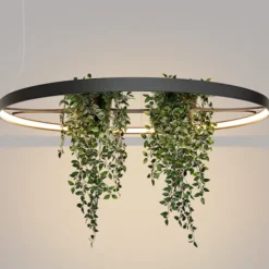 Żyrandol Rio Bio LED 110 cm czarny 3000K