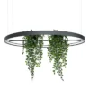 Żyrandol Rio Bio LED 110 cm czarny 4000K