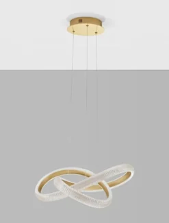 Żyrandol Synery LED średnica 52 cm złoty