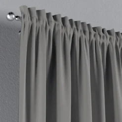 Zasłona na kanale Crema 250x140 cm szara