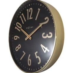 Zegar ścienny Alchemy 40 cm złoto-czarny