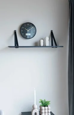 Zegar ścienny Amiens średnica 25 cm czarno-złoty