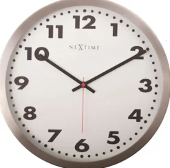 Zegar ścienny Arabic 25 cm biało-brązowy