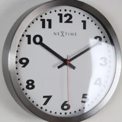 Zegar ścienny Arabic 25 cm biało-brązowy
