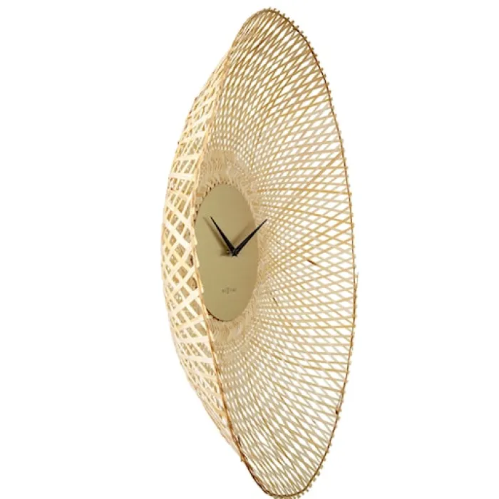 Zegar ścienny Bamboo 60 cm jasnobrązowy