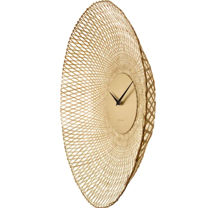 Zegar ścienny Bamboo 60 cm jasnobrązowy