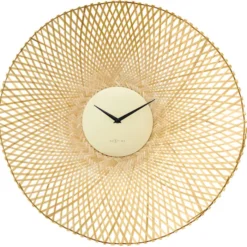 Zegar ścienny Bamboo 60 cm jasnobrązowy