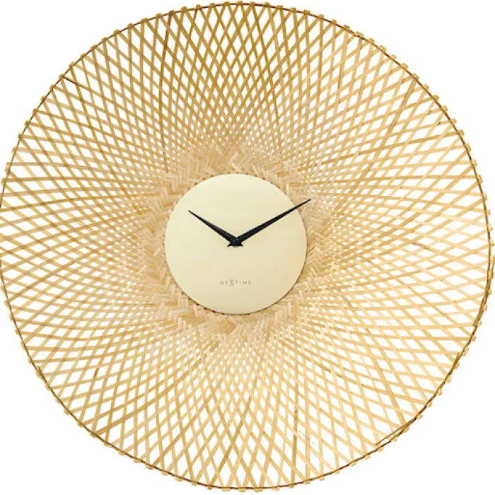 Zegar ścienny Bamboo 60 cm jasnobrązowy