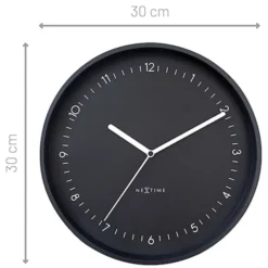 Zegar ścienny Berlin 30 cm czarny