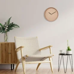 Zegar ścienny Berlin 30 cm różowy