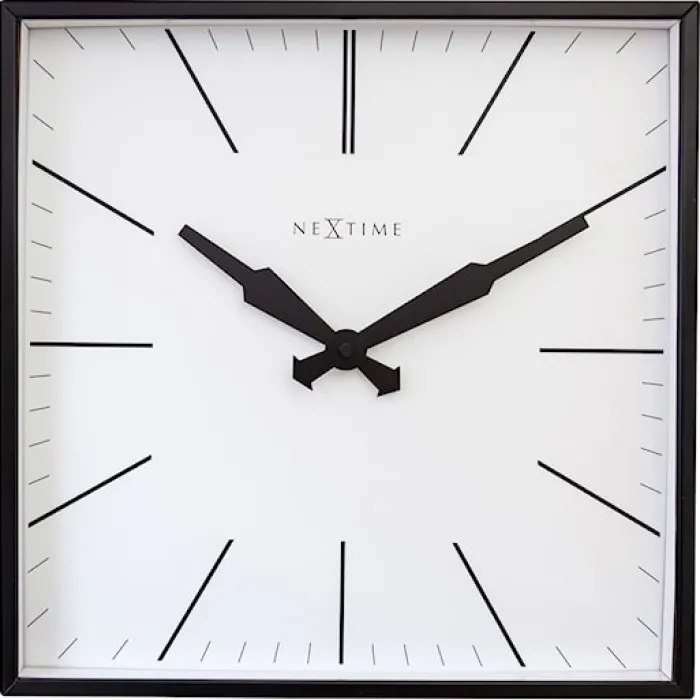 Zegar ścienny Be Square 35 cm czarno-biały