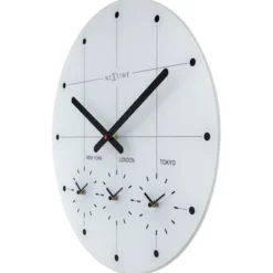 Zegar ścienny Big City 43 cm biały
