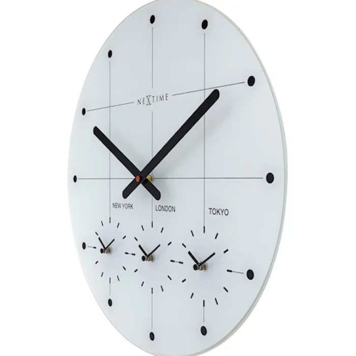Zegar ścienny Big City 43 cm biały