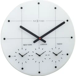 Zegar ścienny Big City 43 cm biały