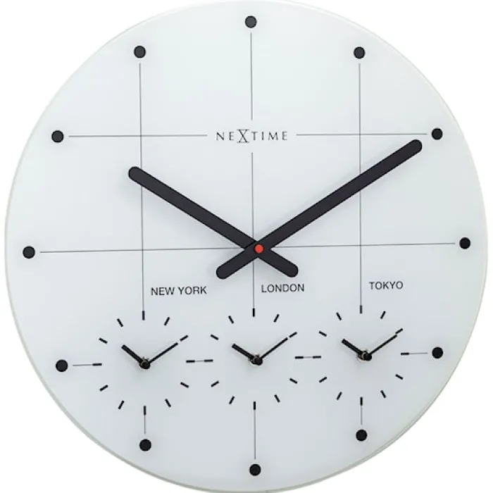 Zegar ścienny Big City 43 cm biały