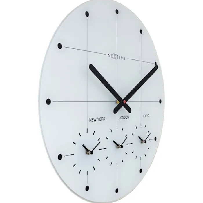 Zegar ścienny Big City 43 cm biały